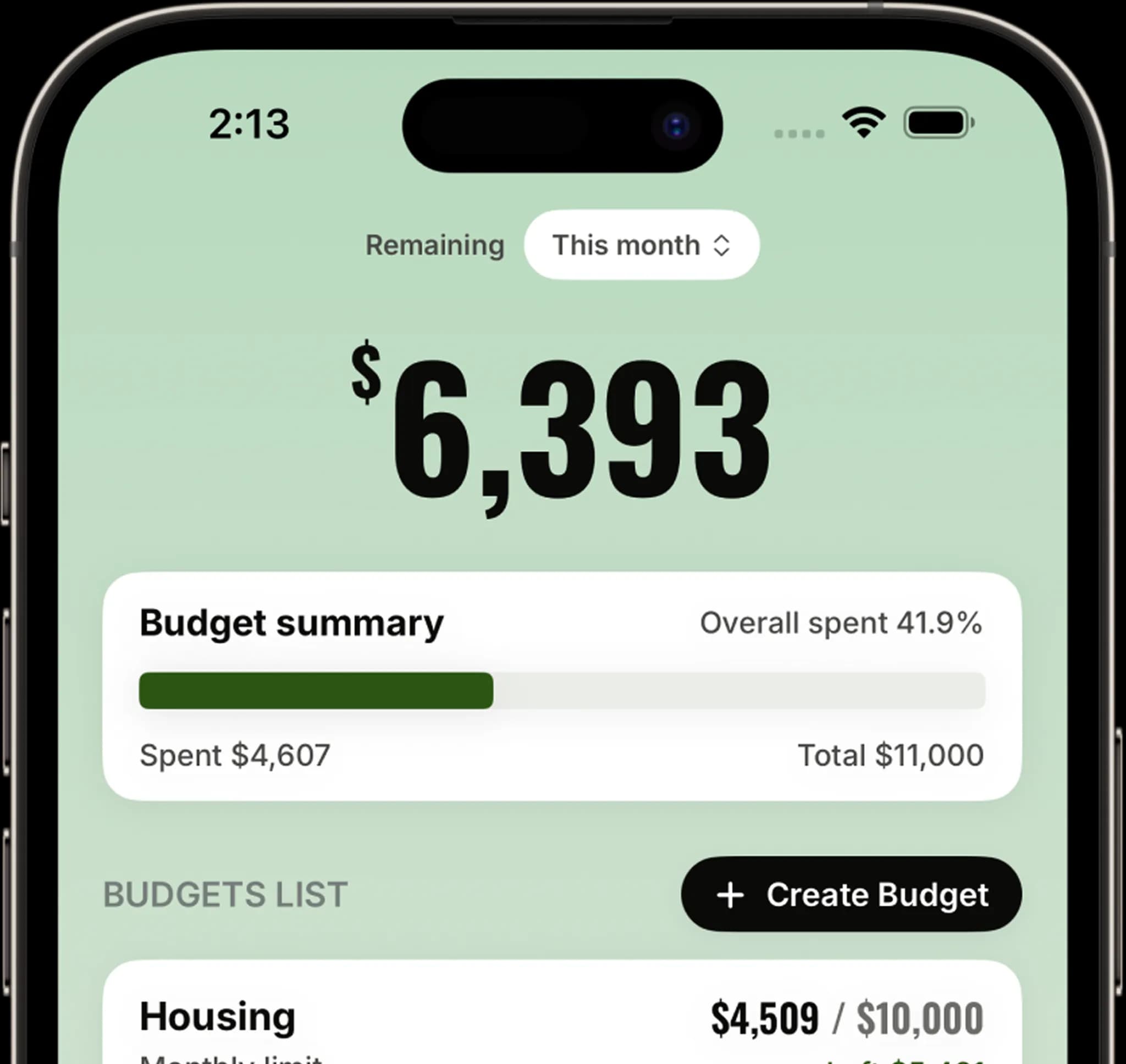 Kept personal finance app on iPhone