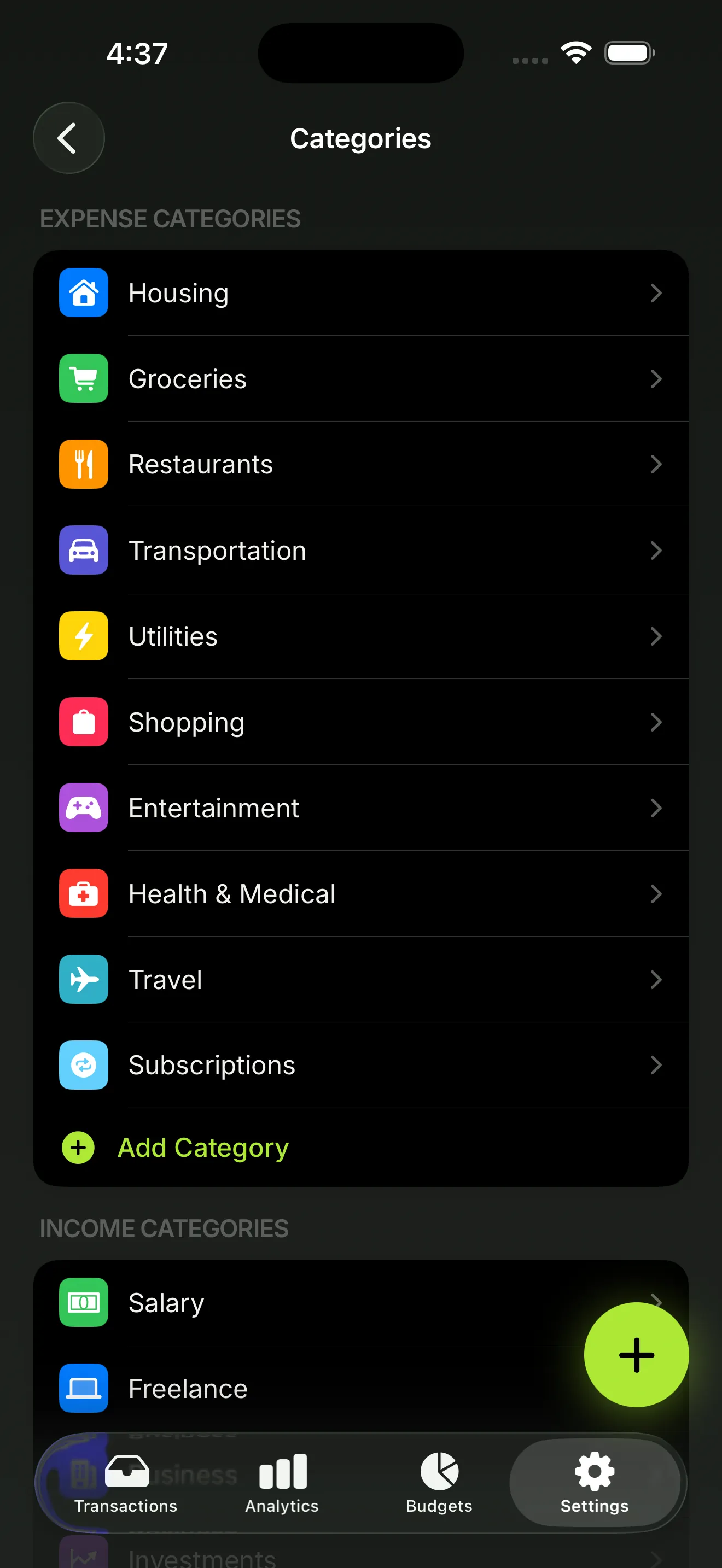 category management option